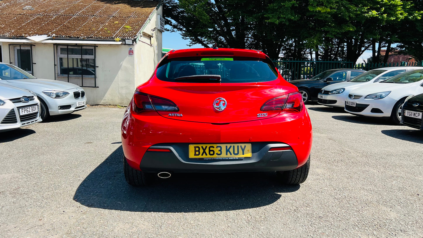 Vauxhall Astra GTC 1.4L 2013 3dr