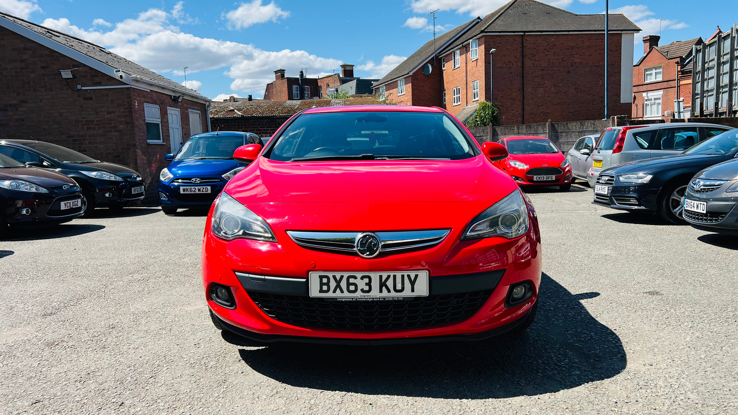 Vauxhall Astra GTC 1.4L 2013 3dr