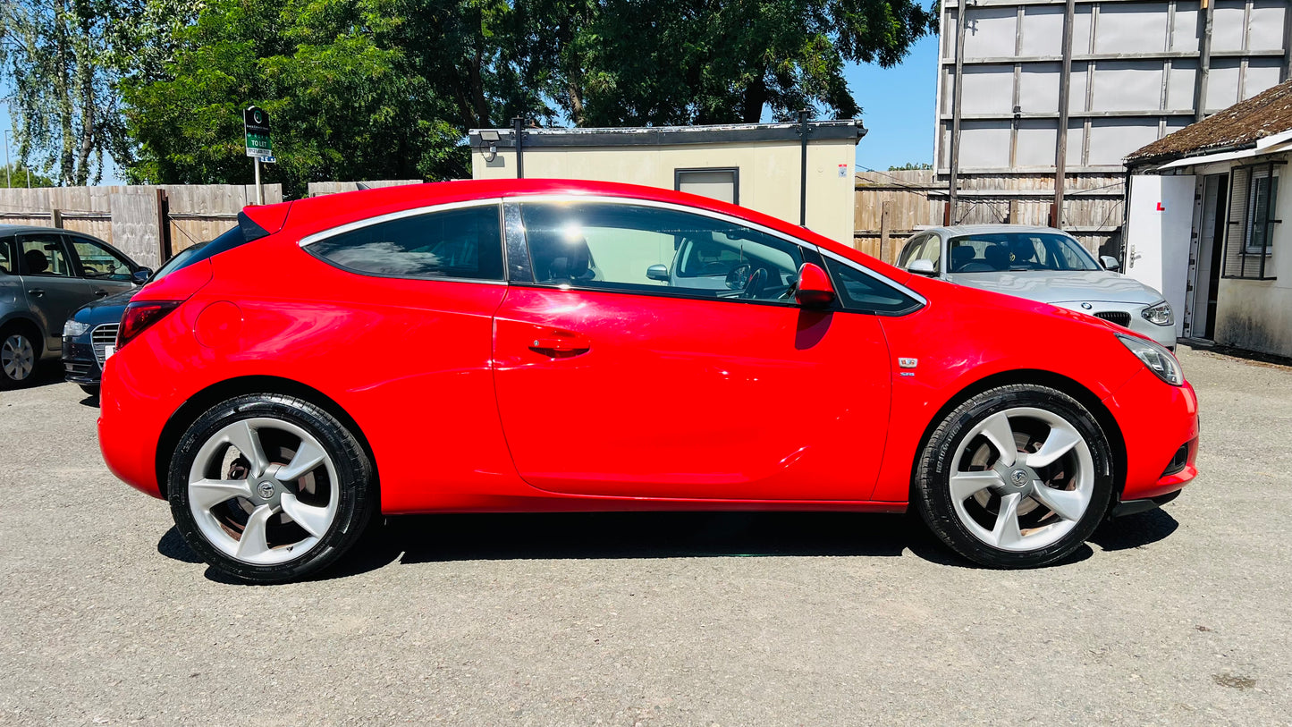 Vauxhall Astra GTC 1.4L 2013 3dr
