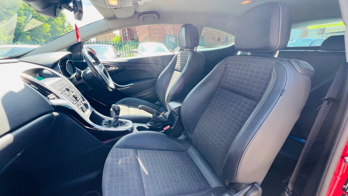 Vauxhall Astra GTC 1.4L 2013 3dr