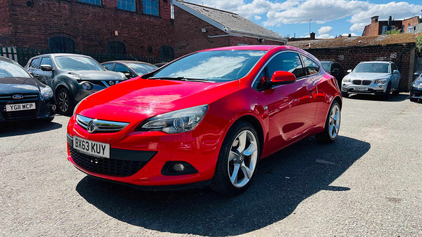 Vauxhall Astra GTC 1.4L 2013 3dr