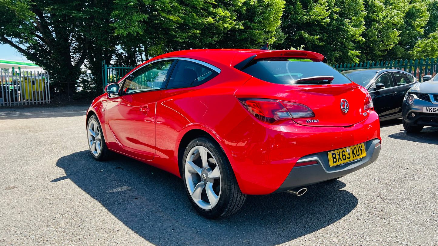 Vauxhall Astra GTC 1.4L 2013 3dr